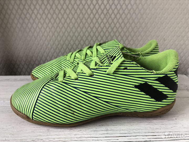 Детские бутсы для зала Adidas Nemeziz 19.4 IN US 2