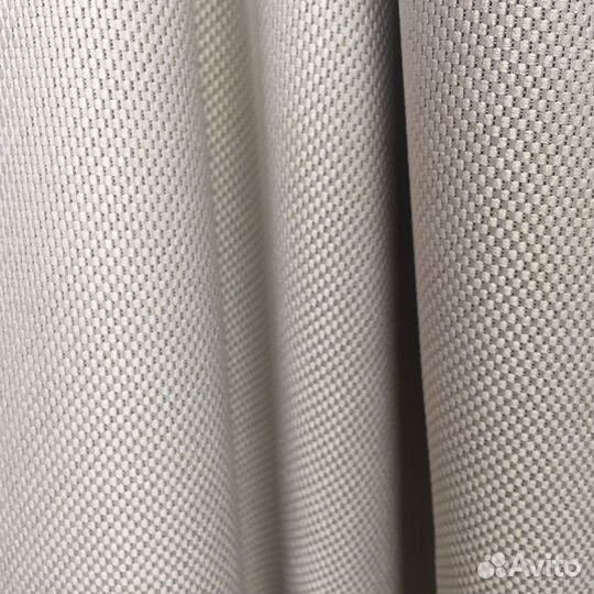 Новые шторы шоколадного цвета рогожка