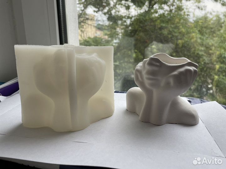 Молд девушка силиконовый