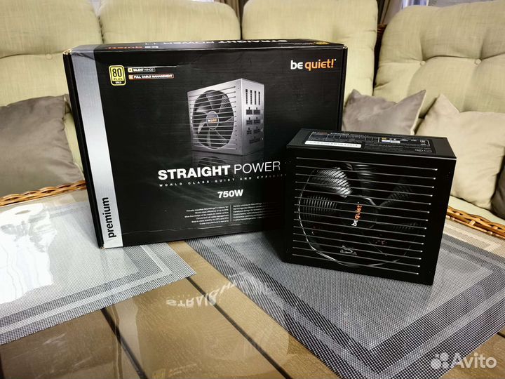 Модульный блок питания Be Quiet 750w gold