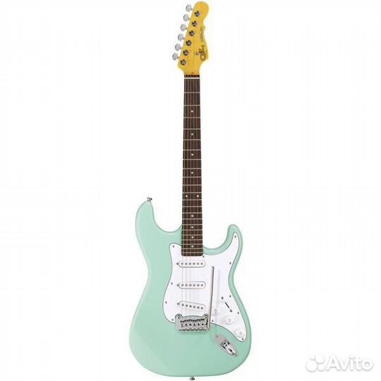 Электрогитара G&L Tribute Legacy Surf Green Jatoba
