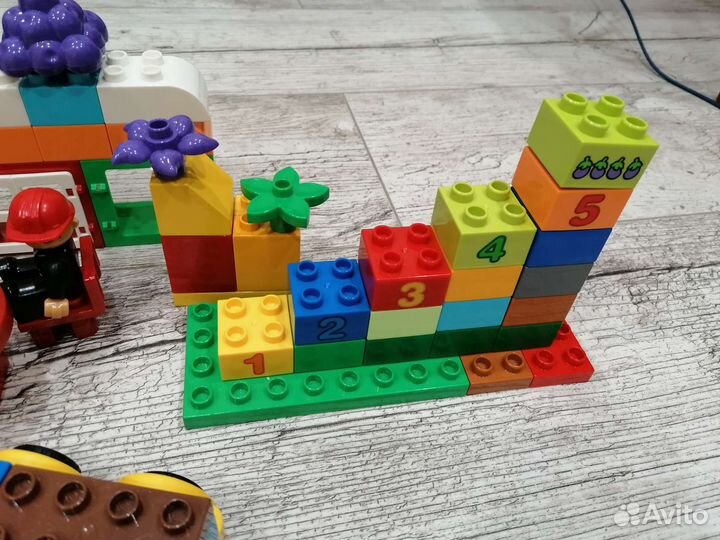 Lego duplo + аналог разные кубики и фигурки