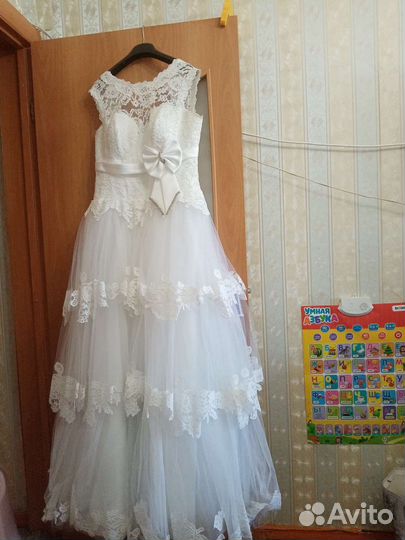 Свадебное платье пышное
