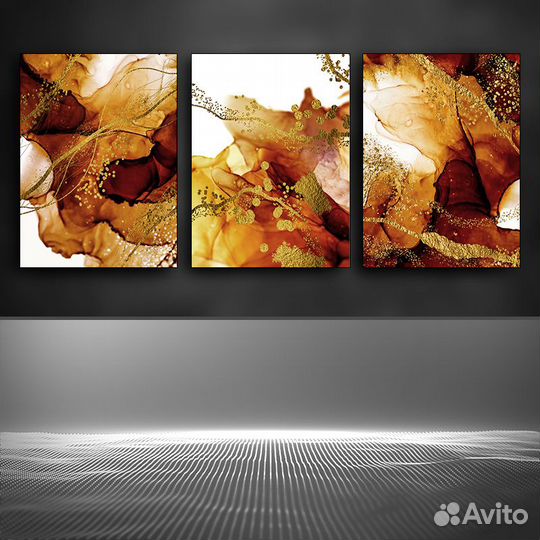 Стильные интерьерные картины на холсте. Абстракция