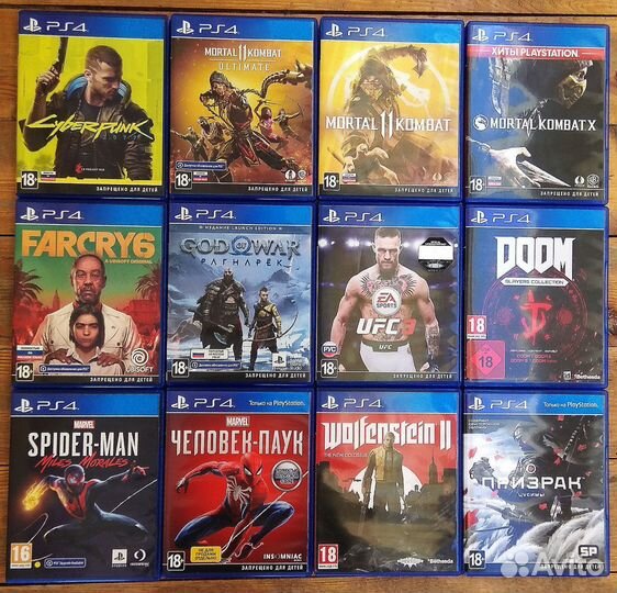 Sony PS4 игры