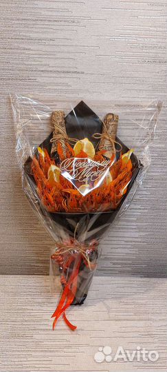 Мужской букет из раков