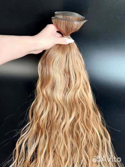 Тресс из натуральных волос, 50см, оплата Долями