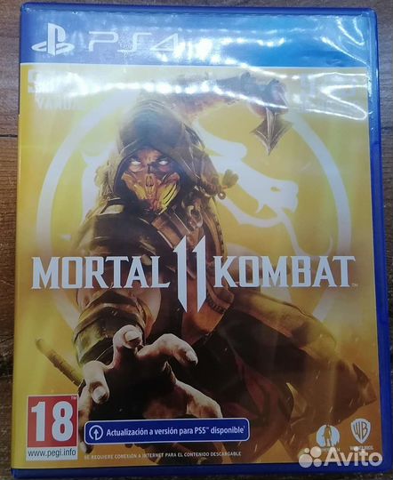 Mortal kombat 11 ps4 диск