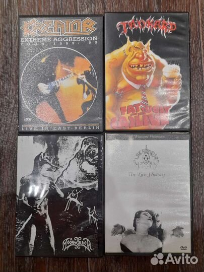 DVD-диски Rock Punk Metal Фильмы Клипы Концерты