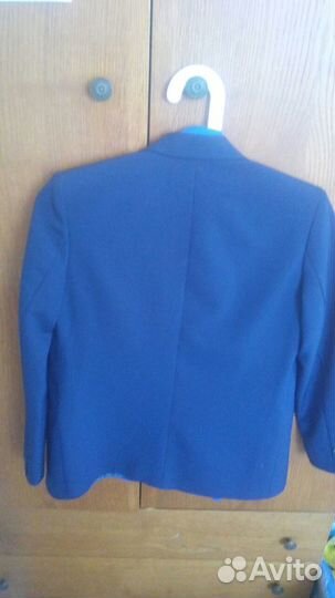 Пиджак, жилет, рубашка и галстук 152 рост