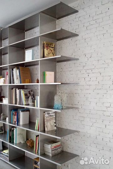 Полка стеллаж из нержавеющей стали