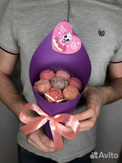 Шоколадные пионы, букет пионов на 1 сентября