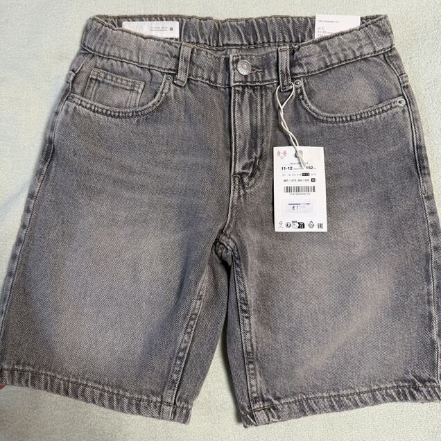 Джинсовые шорты Zara 152 новые