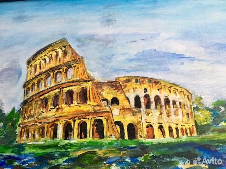 Картины маслом Рим и Mилан