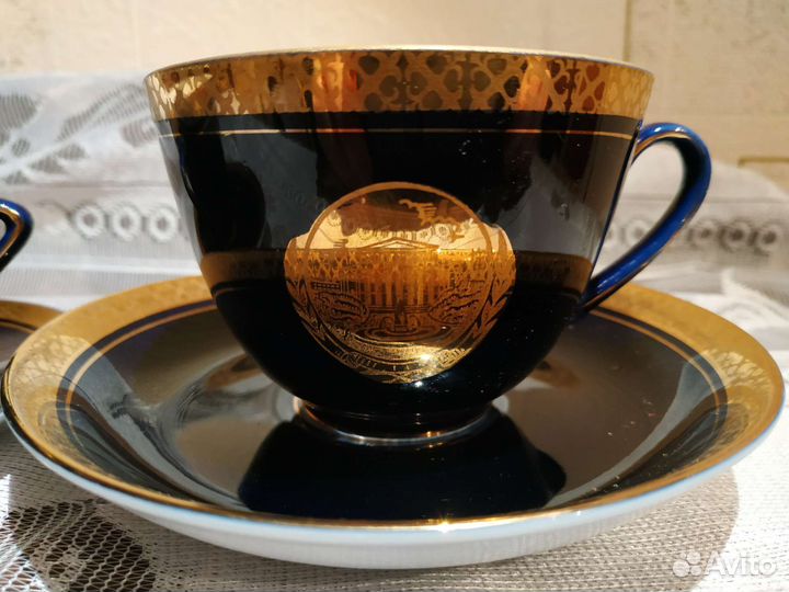 Чайная пара лфз кобальт