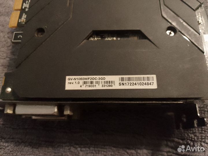 Видеокарта Nvidia 1060 3Gb