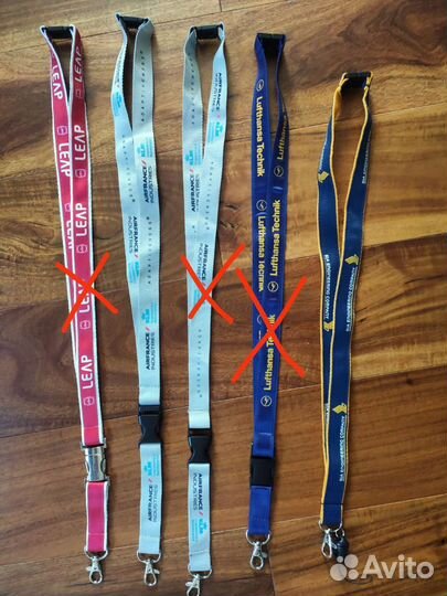 Ленты ланьярд для пропуска бейджа авиационные