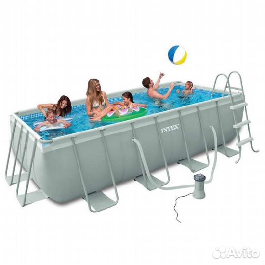 Бассейн каркасный 400х200х122 см, Интекс 26790