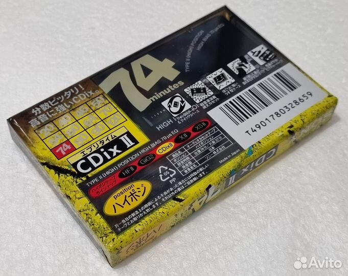 Sony cdixii 74 Аудиокассета Японский рынок