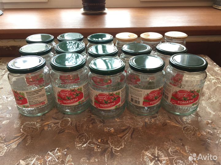 Стеклянные банки 0,72 л 0,5 л