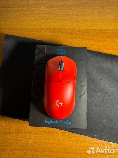 Logitech G PRO X superlight red