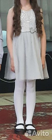 Платье для девочки на рост 140 146 нарядное