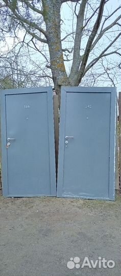Металлические двери бу разных размеров