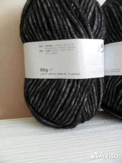 Пряжа меринос/хлопок