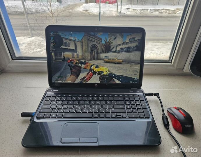 Ноутбук Hp + ssd + мышка + сумка