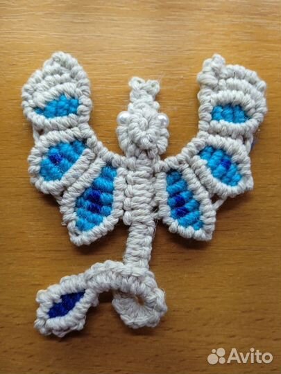 Дракон морской макраме