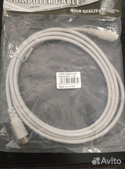 Кабель - удлинитель PS/2 для мыши, клавиатуры