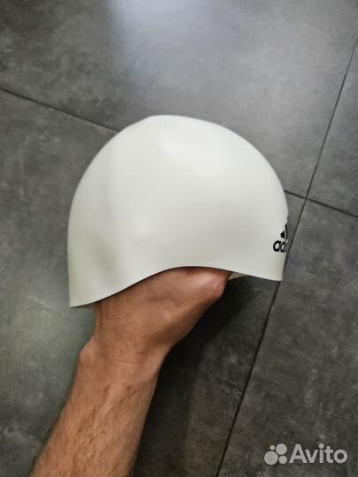 Шапочка для плавания adidas и очки Mad Wave