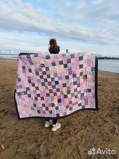 Лоскутное одеяло ручной работы