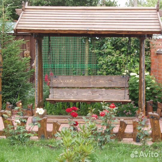 Садовые качели новые