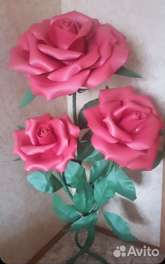 Ростовые цветы из изолона