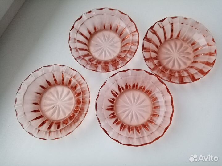 Салатники розетки стекло СССР