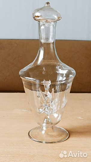 Графин для водки с чёртиком внутри. СССР