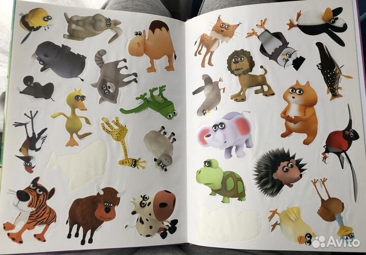 3D волшебная азбука с наклейками dewar