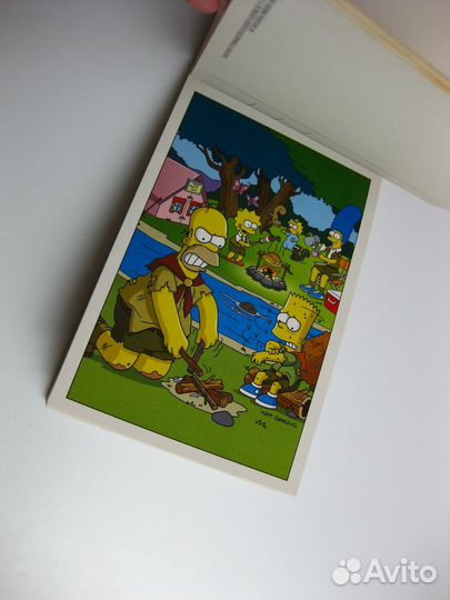 Лучшая коллекция 32 открытки веселые «Симпсоны»