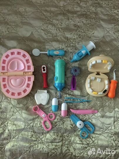 Игрушечный набор стоматолога 2 в 1