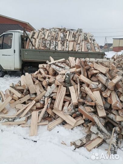 Дрова берёзовые и дубовые колотые R100 км Яркей