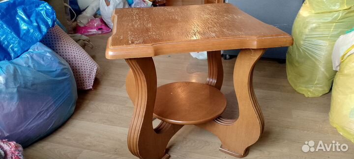 Дубовый журнальный стол 60-е, СССР