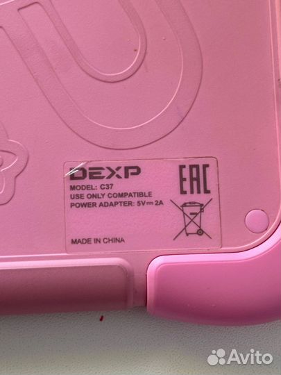Планшет dexp c37