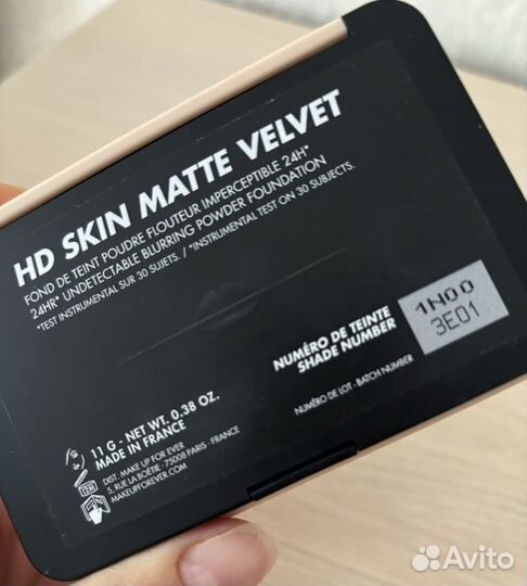 Make UP FOR ever hd skin matte velvet