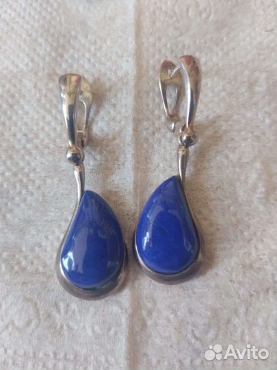 Серьги серебро