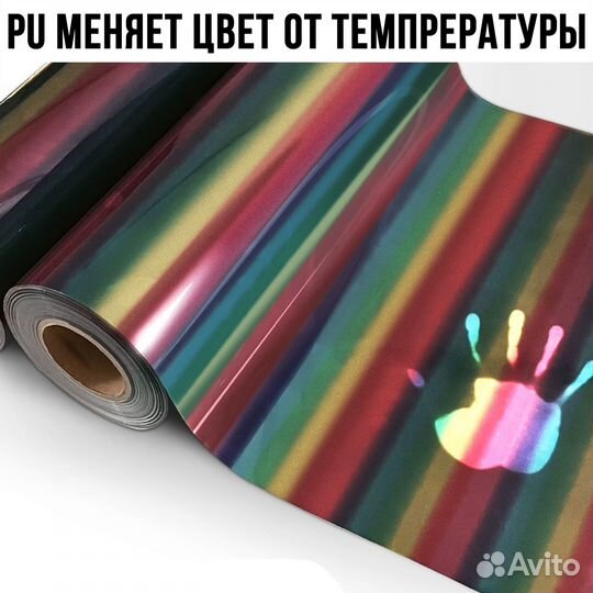 Термотрансферная пленка меняет цвет от тепла