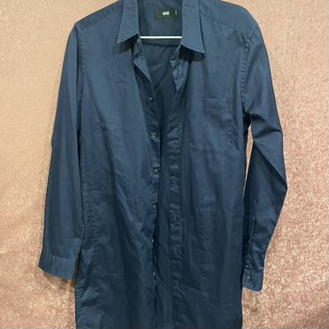 Темно-синяя рубашка hare