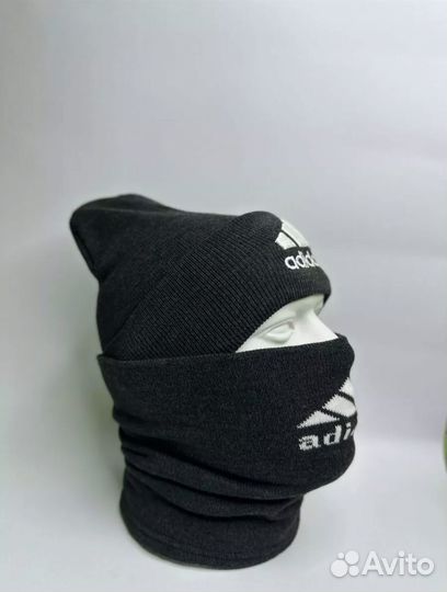 Комплект шапка снуд перчатки adidas