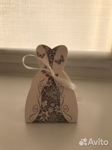 Бонбоньерка свадебная «Платье невесты»