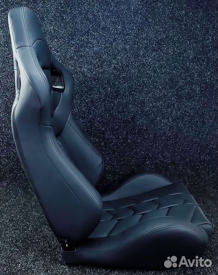 Сиденья спортивные пара - Полуковши кожа